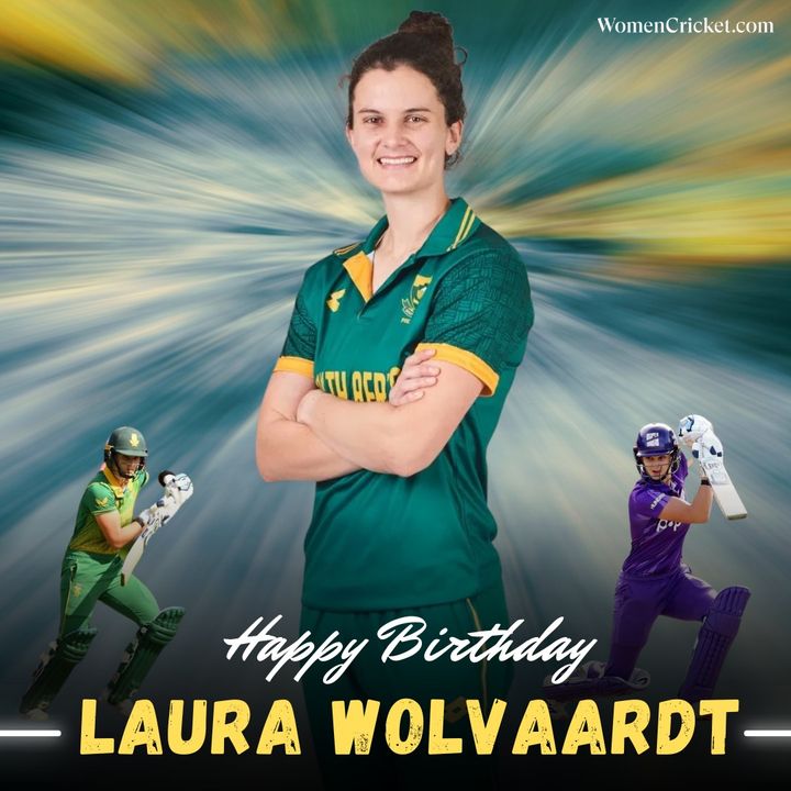 Happy Birthday Laura Wolvaardt 🎉🎉

#women #cricket #LauraWolvaardt #southafricacricket #bday #CricketTwitter #WomenCricket