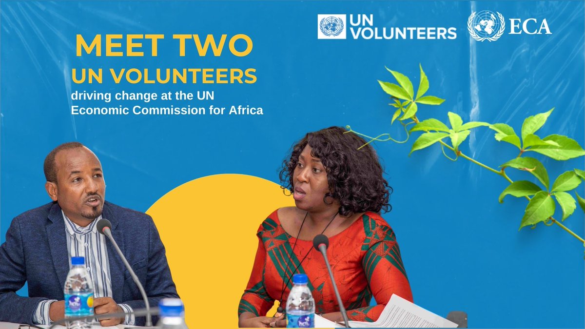 Two UN Volunteers From two most populous & vibrant countries in Africa🇳🇬🇪🇹 One serving in his country🇪🇹 One crossed borders🇳🇬 Both fueling change at @ECA_OFFICIAL, helping speed progress for the @GlobalGoalsUN & @_AfricanUnion Agenda 2063. Their story > unv.org/Success-storie…