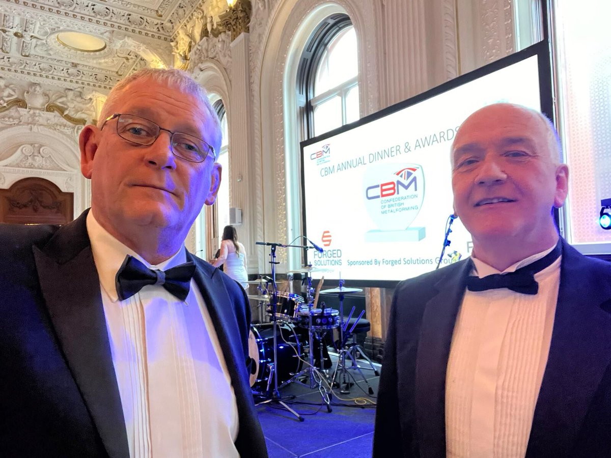 CBM dinner and awards🤩 Last night our very own Phil and Richard attended the CBM annual dinner and awards ceremony 2024! A great evening eating, drinking and networking with peers from across the industry! Cheers to a great night🥂 #CBMawards #mim #supportukmfg
