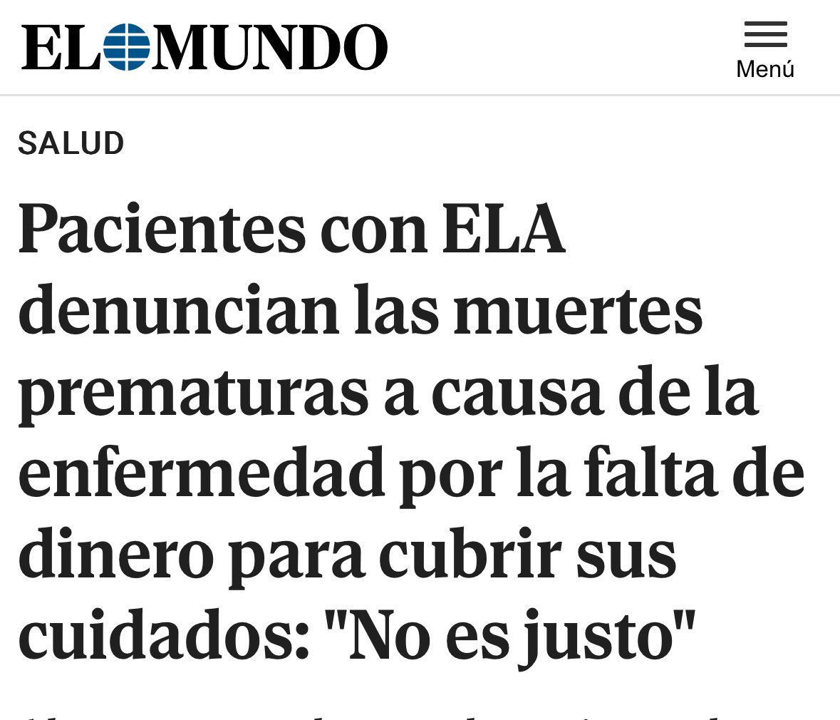 Siguen muriendo enfermos de ELA de manera prematura por falta de inversión. Pero paga 28 millones € a Broncano por hacer de vocero de Pedro Sanchez.