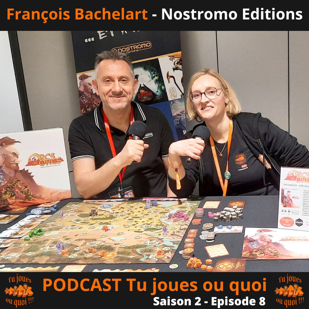 Ce nouvel épisode du podcast s'inscrit dans la semaine dédiée à François Bachelart et Nostromo Editions sur la chaîne YouTube #tujouesouquoi
podcast.ausha.co/tujouesouquoi/…