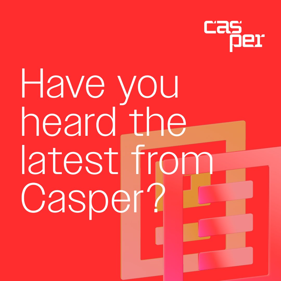 📢 Did you know that our latest #newsletter is out? Get all the updates from Casper: Developer community calls revamped, new stablecoin on #Casper test-net, #ACTUS update, and a fresh podcast episode. Subscribe now: casper.network/en-us/newslett…