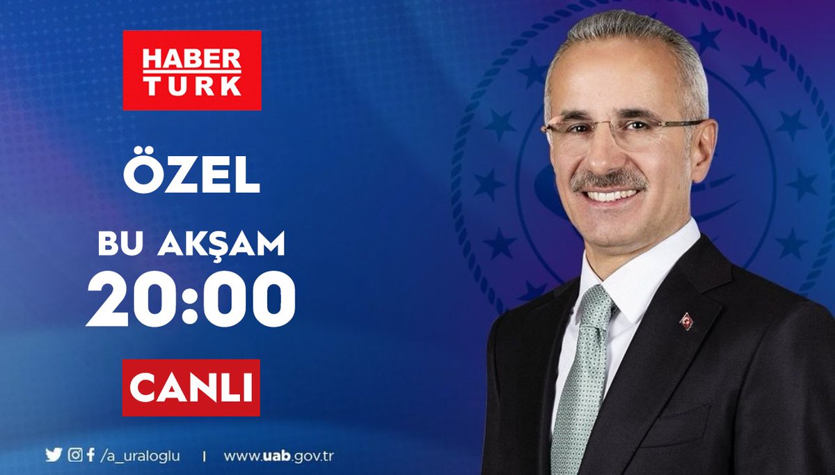 Bu akşam, Kalkınma Yolu ve diğer konuları konuşacağımız @HaberturkTV özel yayınına konuk olacağım. 📺 Habertürk TV 🕗 20.00