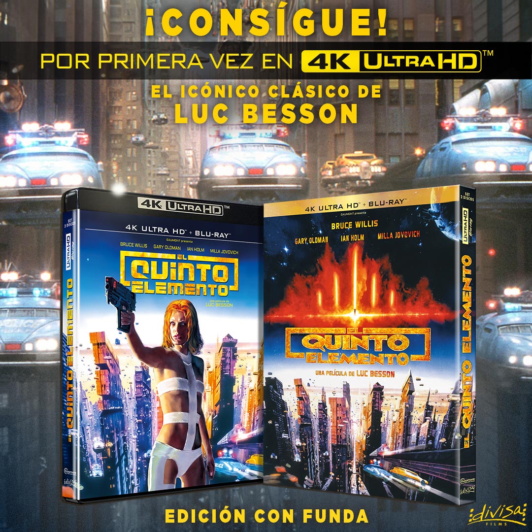 #SORTEO Llévate una de las 6 ediciones en 4K Ultra HD de #ElQuintoElemento REPOSTEA 🔁 + SIGUE A @MoobysEs & @divisahomevideo + INVITA A DOS AMIGXS A PARTICIPAR + RESPONDE ¿CUÁL ES EL PRIMER ELEMENTO QUE ACTIVAN EN EL TEMPLO ? IMPORTANTE LEER moobys.es/2024/04/llevat…