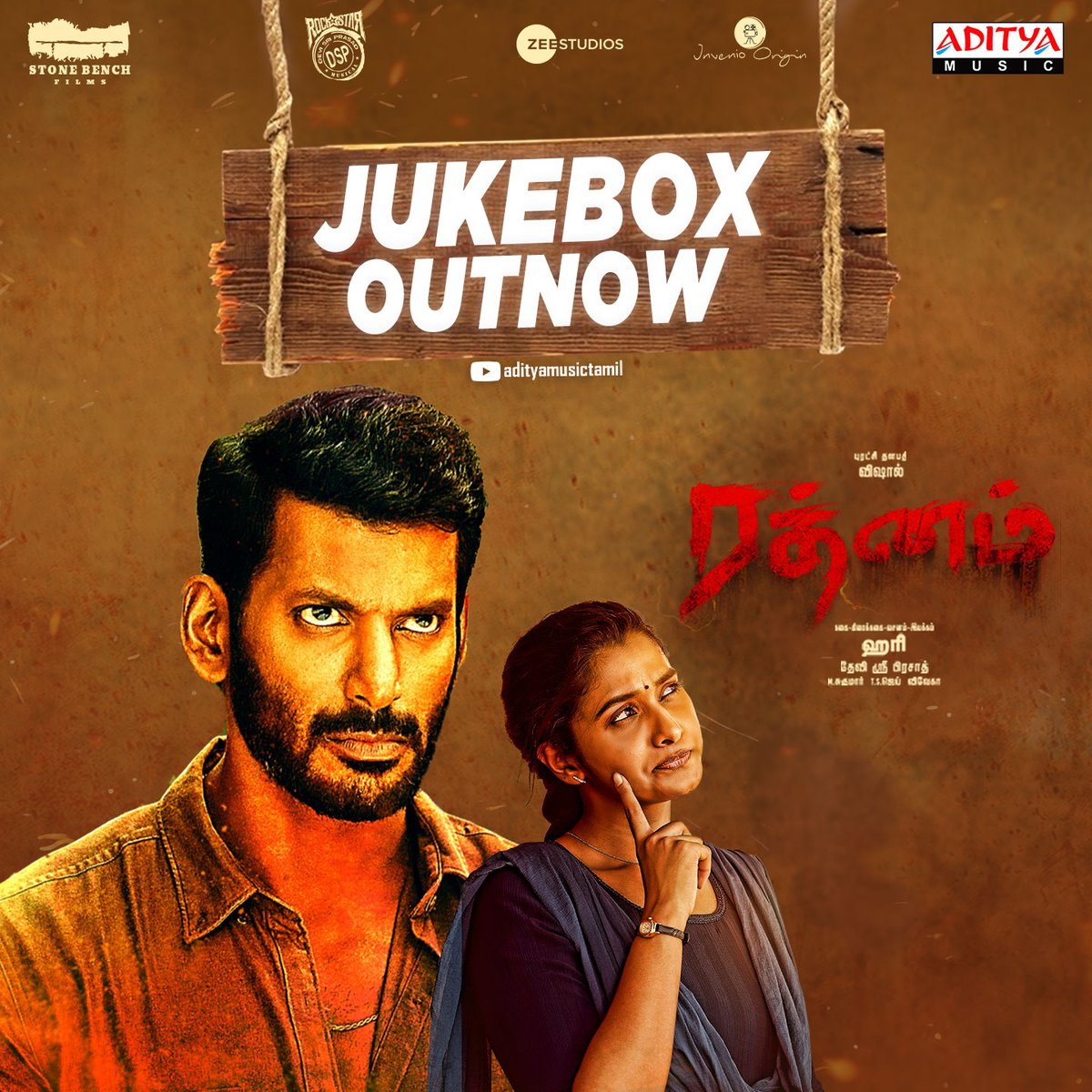 Get ready for an electrifying and heart-melting experience with the #Rathnam Audio Jukebox, out now on @AdityaTamil_. 🎧 youtu.be/_pIucPba-P8 IN CINEMAS NOW🎬 Starring Puratchi Thalapathy @VishalKOfficial. A film by #Hari A @ThisisDSP musical.