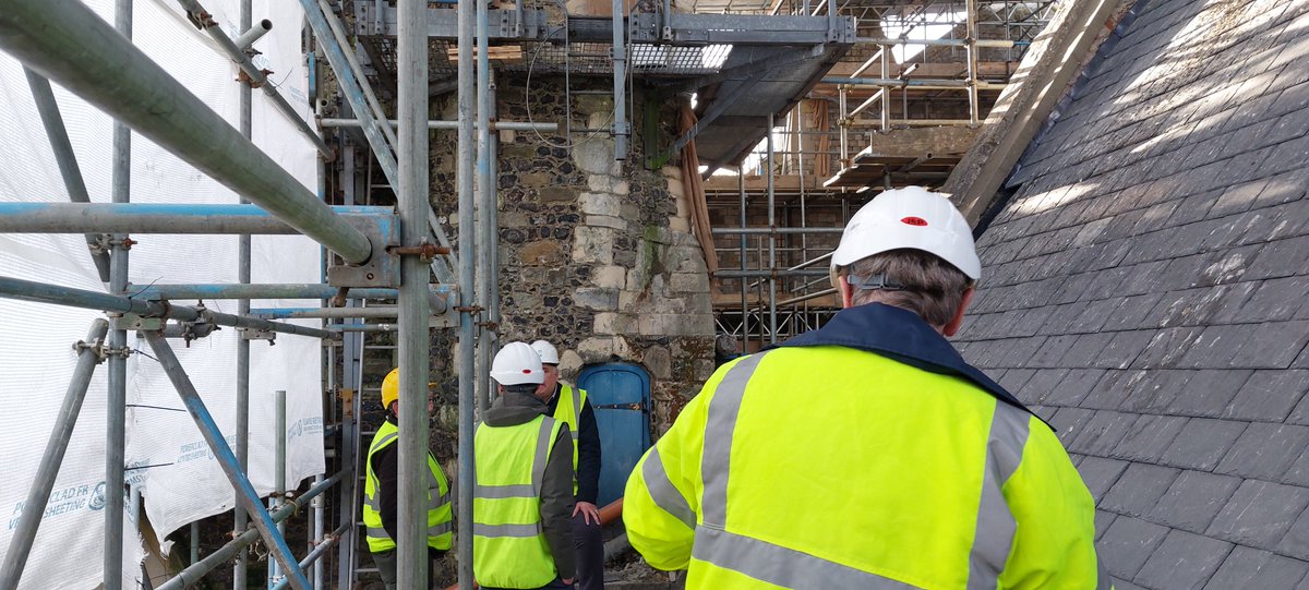 Every detail of the Reawakening the #MaisonDieu project is carefully considered and that includes the doors
More than 100 historic doors are currently being repaired and conserved.
One of our favourites is a tiny access to a medieval turret, which looks a bit like a hobbit door!