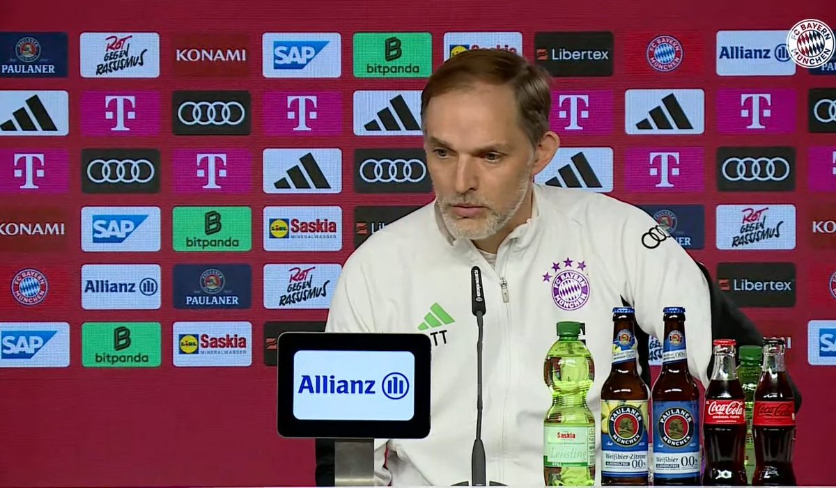 Tuchel on the current form: 'We have a test to pass tomorrow. Either we can get excited about everything now or accept the situation. We'll prepare the team in no different way for tomorrow. It's been a very good week of training and the energy is very good. You can tell the…