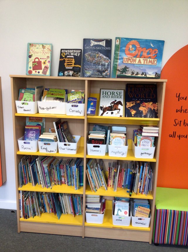 Our library has many new books thanks to donations and school purchases. They have been sorted by our librarians. 
The librarians run Wordsworth Wednesdays, the whole school can share books, poems and stories. This week 'was really popular'.
#pupilvoice #schoollibrary #lovetoread