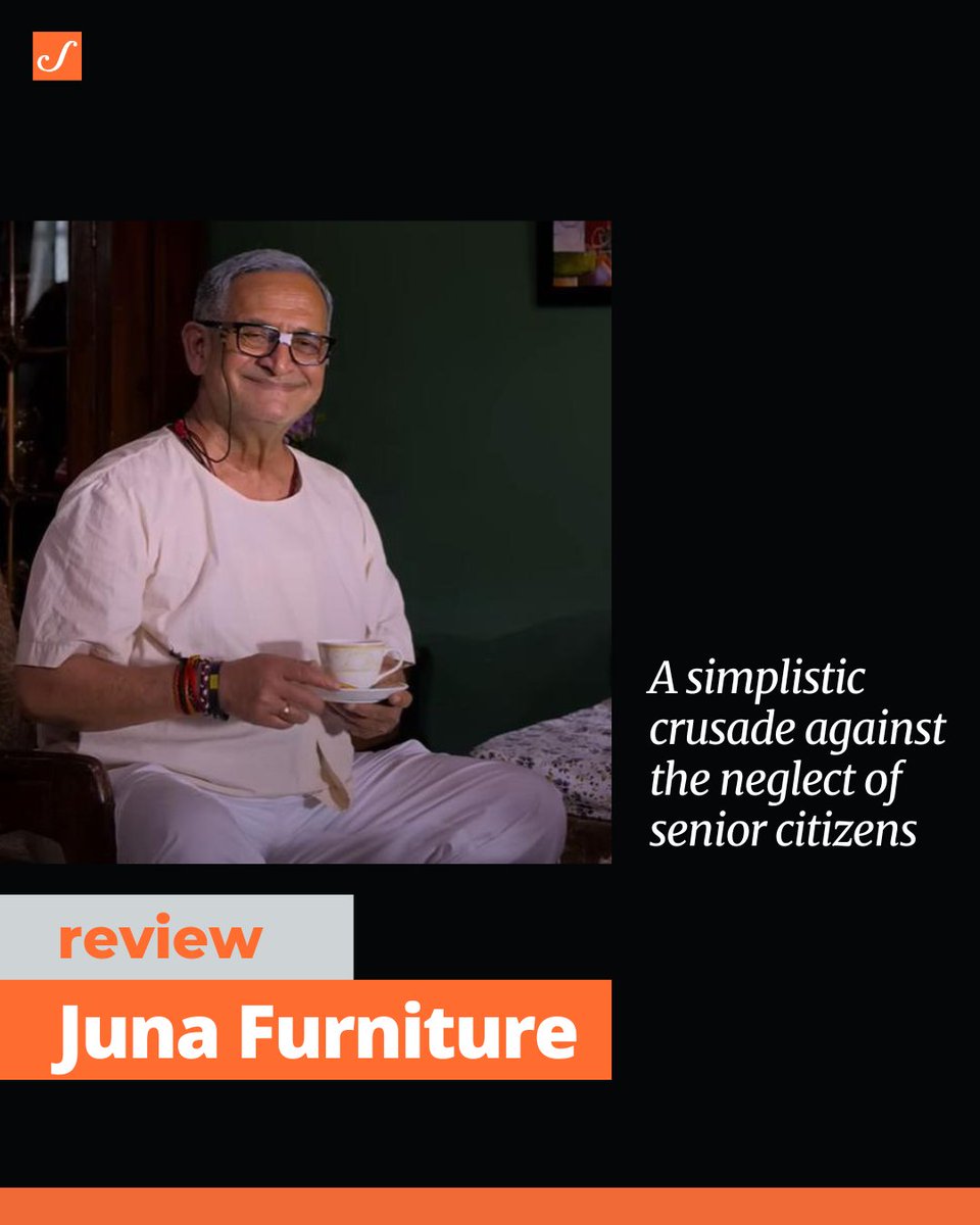 #JunaFurniture | The Marathi-language movie is indeed a one-man show, written and directed by Mahesh Manjrekar and starring him as the septuagenarian crusading for the rights of his cohort.
scroll.in/reel/1067038/j…
@nandiniramnath ✍️

#FilmReview #MaheshManjrekar