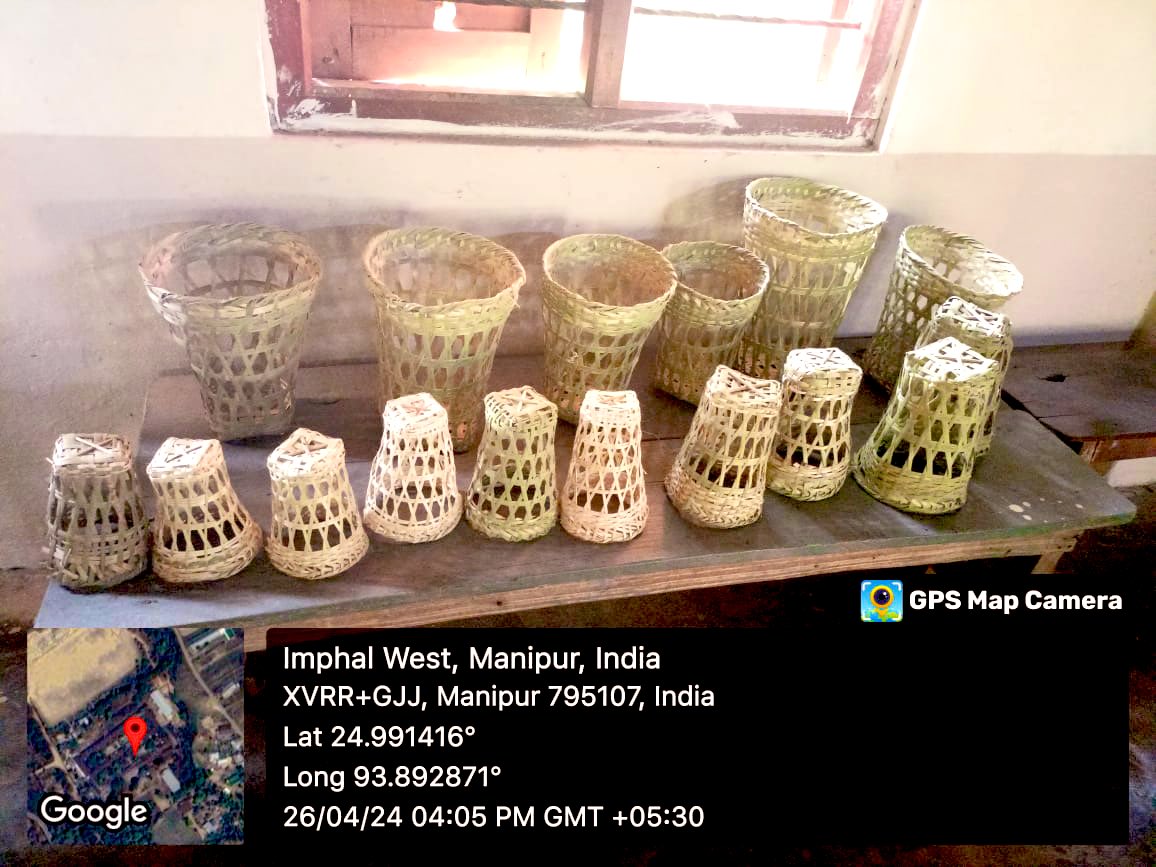 A glimpse of the incredible products created by the trainees being trained at NEHHDC Training Centre Kangpokpi, Manipur under PMKVY 4.0 Special Project for the job role of Bamboo Work Artisan.
@PMKVY_INDIA @MSDESkillIndia @NSDCINDIA @SmitaChetia1971 @MDoNER_India