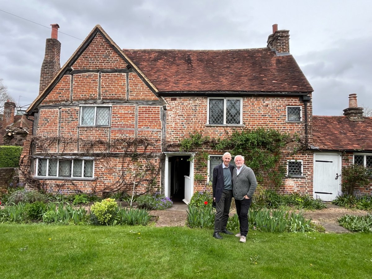 Our CEO recently enjoyed a visit to @MiltonsCottage where the writer John Milton lived while he completed his great work ‘Paradise Lost’ & was inspired to write its sequel ‘Paradise Regained’. We supported the charity with a small grant. Read more here: bit.ly/3Wdgf0j