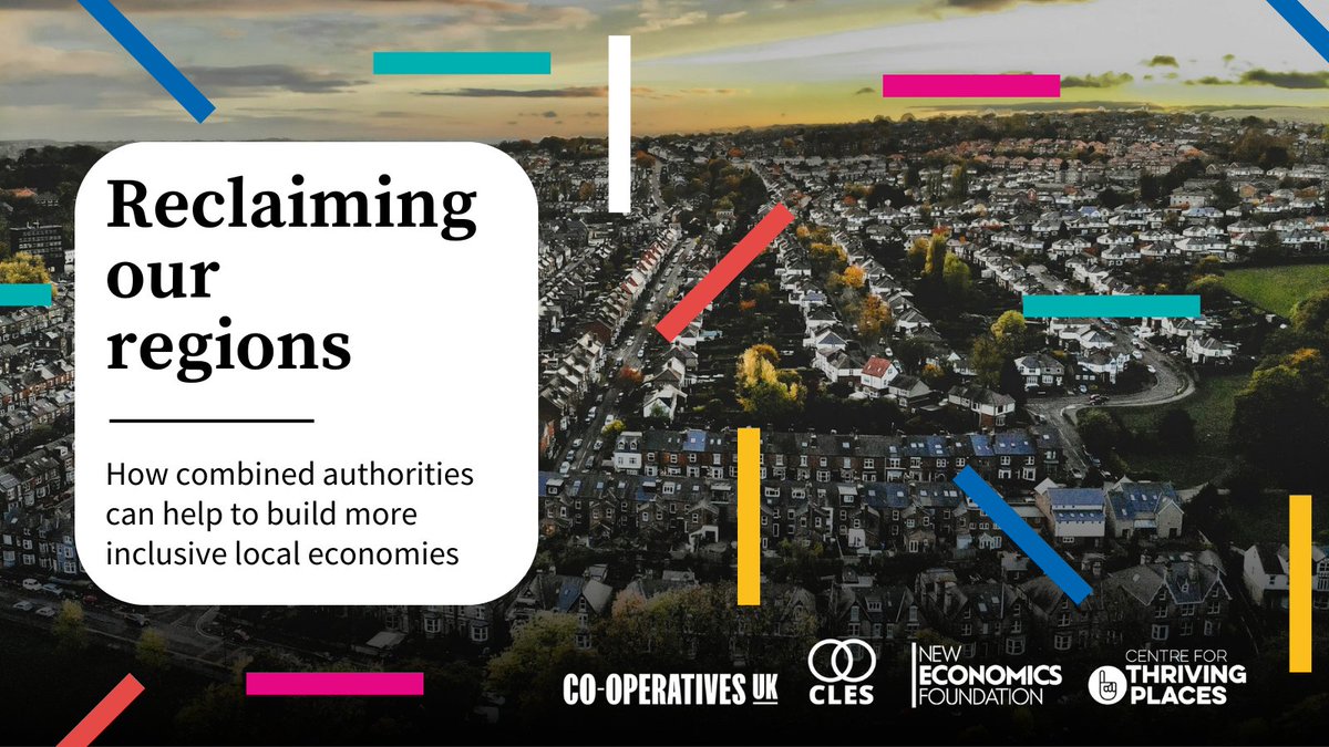 ICYMI: A new report by Reclaiming Our Regional Economies (RORE), a programme developed by @NEF, @CLESthinkdo, @CooperativesUK and @thriving_places was released this week. It sets out how devolution can build stronger local economies. Read it here 👇 neweconomics.org/2024/04/reclai…