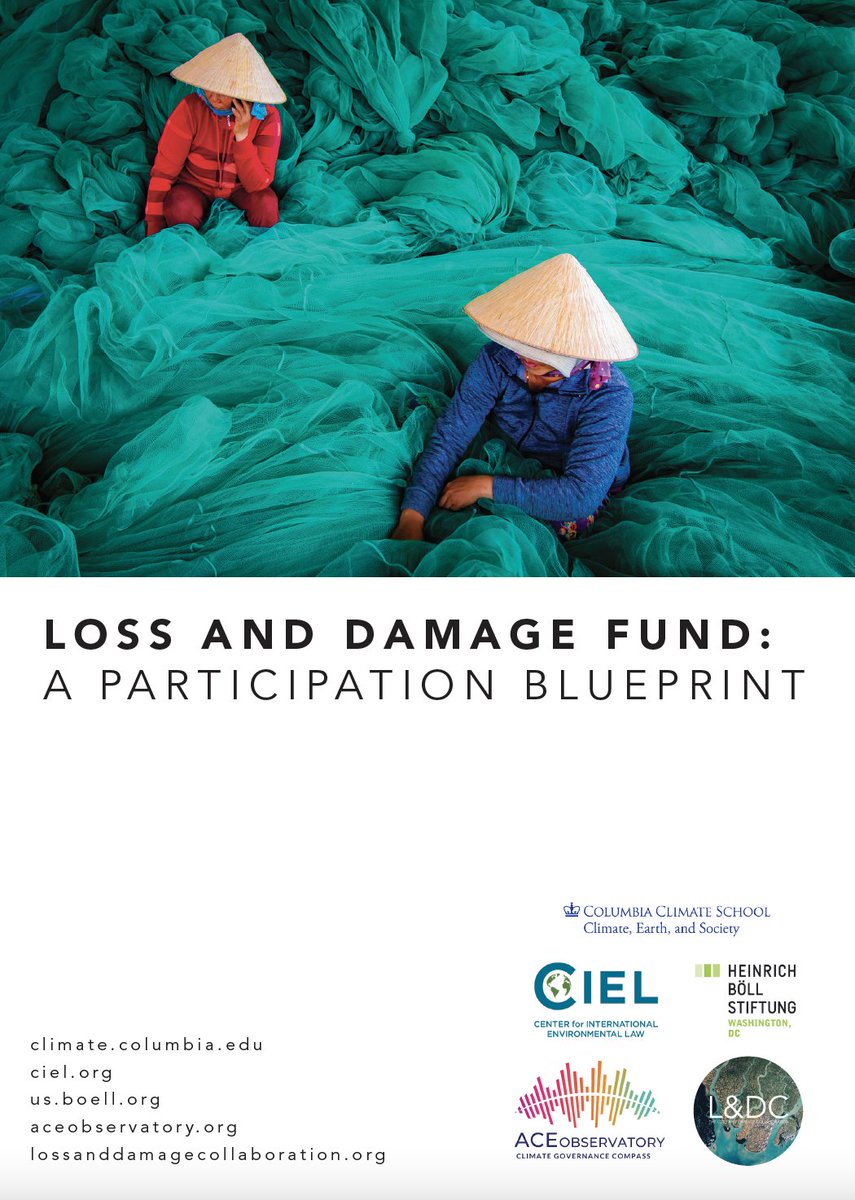 📣 Happy to share our 🆕brief, ahead of the first #LossAndDamage Fund (LDF) Board meeting, outlining a blueprint for meaningful #InclusiveParticipation! Co-written with @liane_boell @lienvandamme @LossandDamage @AceObservatory @ciel_tweets 🔗Read 👇: lossanddamagecollaboration.org/publication/lo…