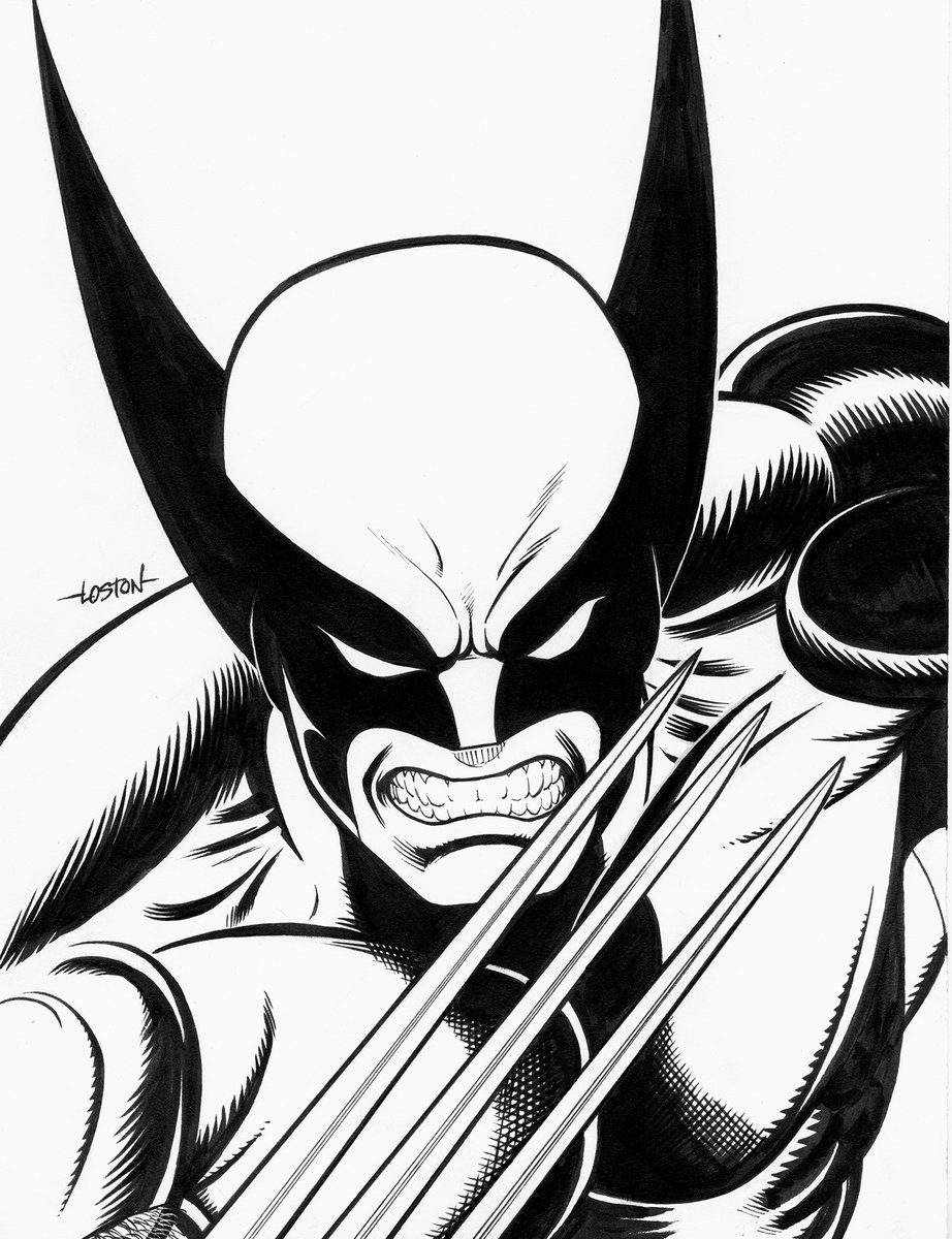 #Wolverine #Commissions #Xmen Like I mention in a previous tweet, I'm back doing those head & shoulder commissions again, having finished up some work. Mailing out a few this week, including this classic Wolverine for @InTHORmation ! It was a pleasure to draw!