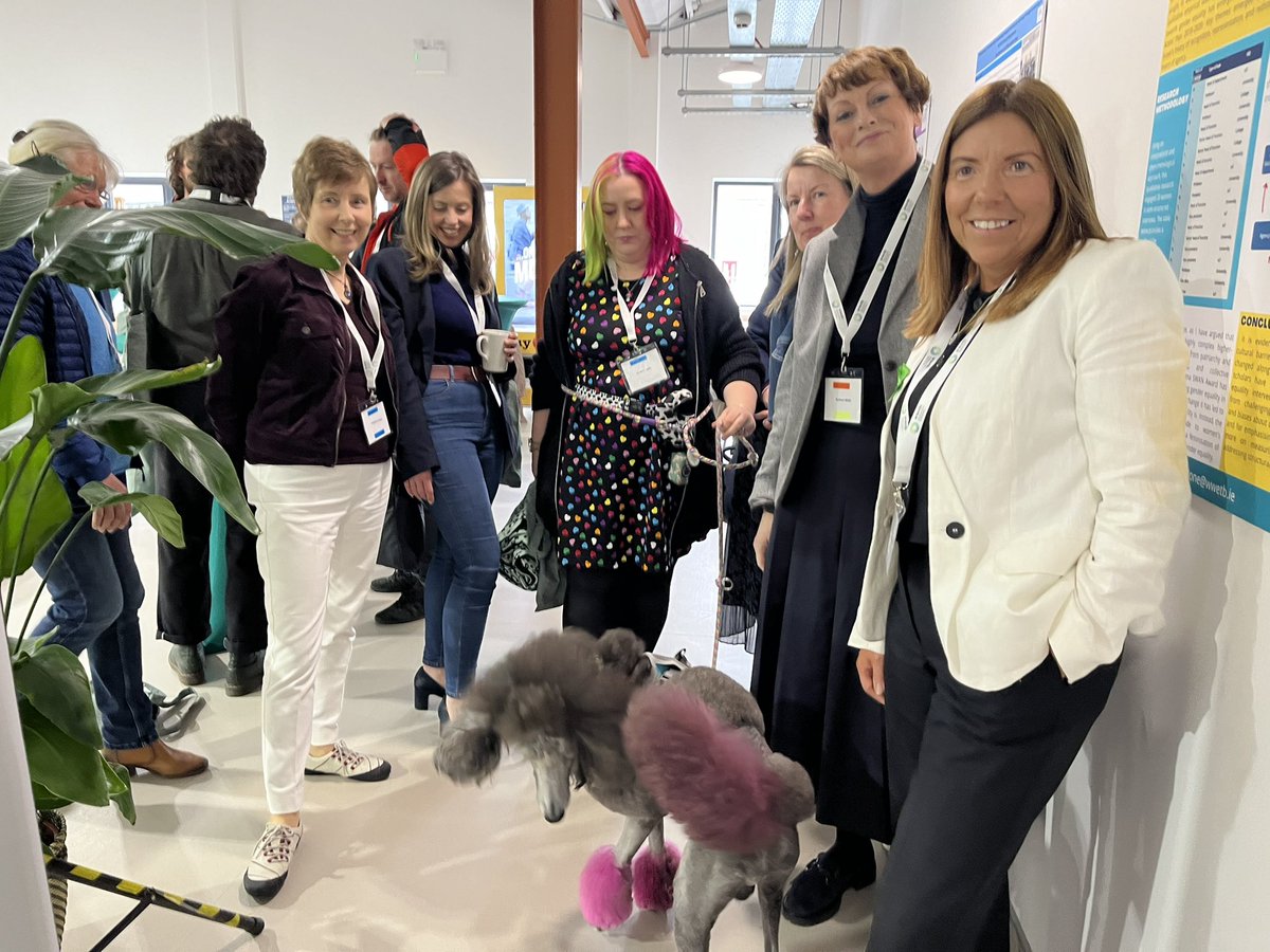 Some WCFE staff &amp; Meeko attending “Connecting through Learning…..Learning through Connecting” Symposium today. <a href="/WWETBofficial/">WWETB</a> <a href="/wcfe/">WCFE</a> <a href="/FETColleges_IE/">FET Colleges Ireland</a> <a href="/FessIreland/">FESS</a> <a href="/SOLASFET/">SOLAS</a>