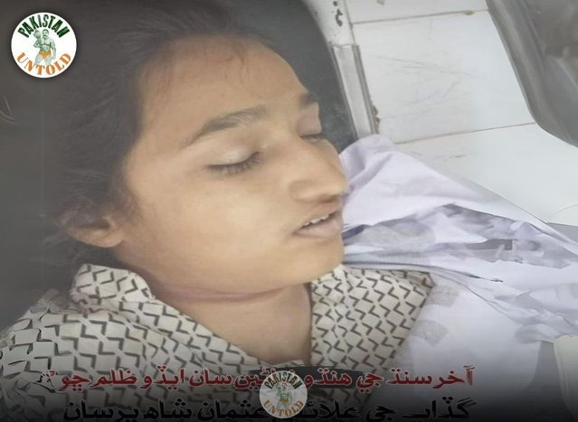 Pakistan remains a graveyard for minorities.

A dead body of a Hindu minor girl Kritika was found hanging near Usman Shah's mausoleum in Karachi's Gudap area.

#Pakistan #Govinda #ArtiSingh #TeJran #HamasRapists @UN @HamidMirPAK @shadihamid @etribune @elonmusk @Ritucamshow