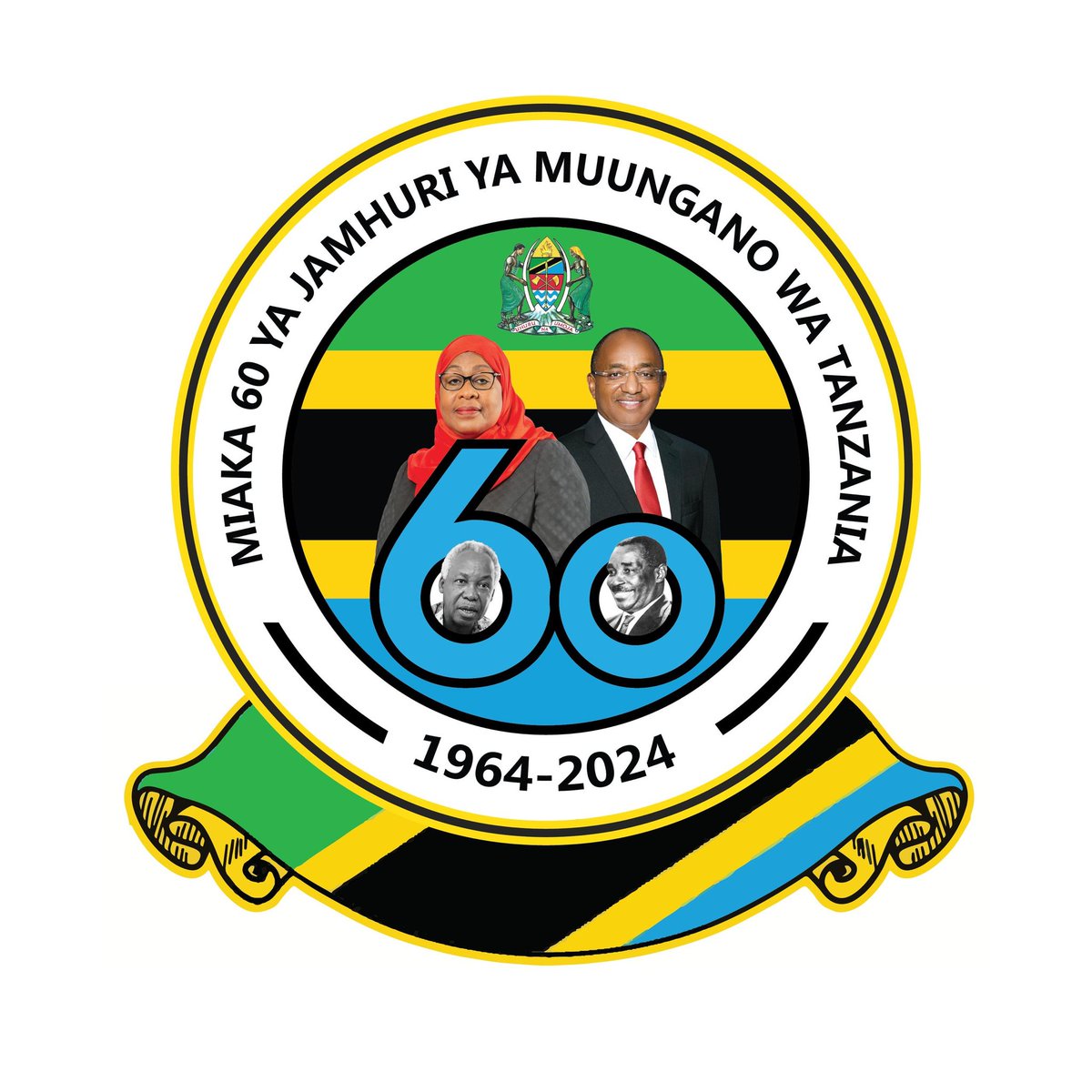 “Miaka 60 ya Jamhuri ya Muungano wa Tanzania,’ Tumeshikamana na Tumeimarika, kwa Maendeleo ya Taifa Letu’’.

#GPSATanzania #BohariKuuYaSerikali #MuunganoDay