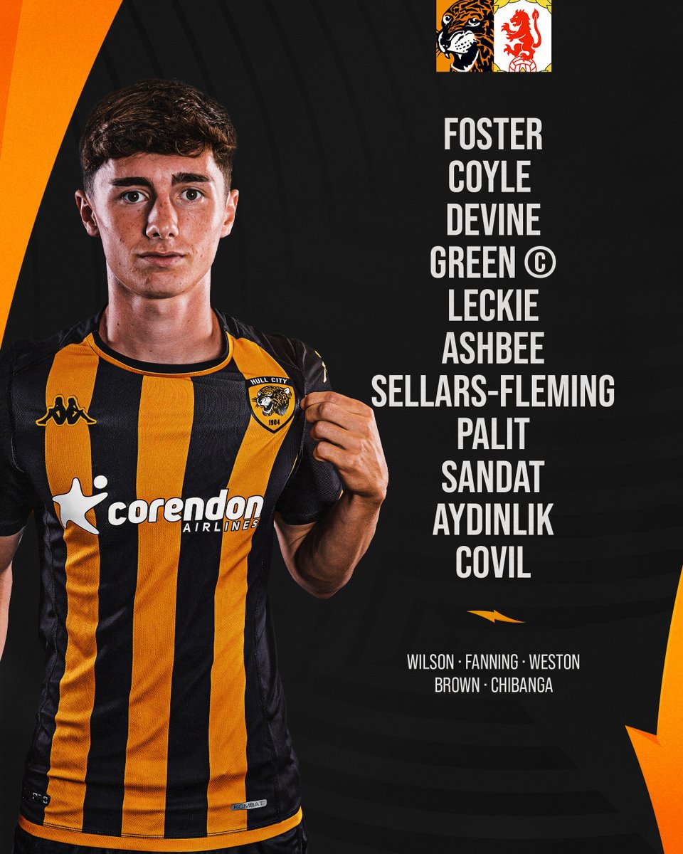 📝 Here is how the Under-21s line-up against @crewealexfc in the #U21PDL! 2⃣ Changes 🇹🇷 @bora_aydinlik features 🍤 @SandatHenry returns from loan to start 🐯 #hcafc #hcafcU21