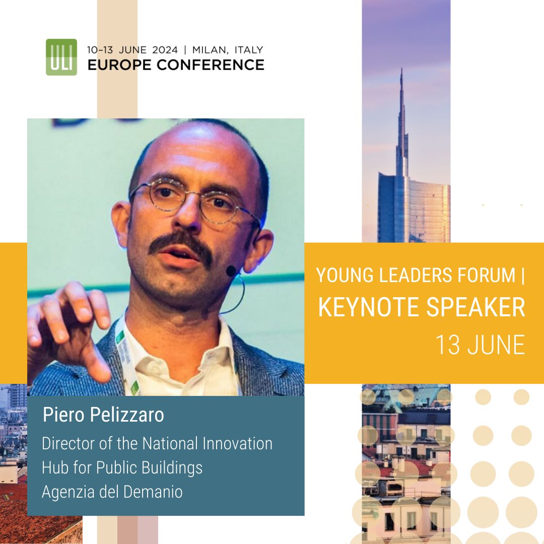 With 13 years of experience in climate change policies, Keynote Speaker @pieropelizzaro will bring his insights into urban resilience to the Young Leaders Forum at Europe Conference 2024. Engage with young professionals and changemakers on 13 June: tinyurl.com/yc2smanb
