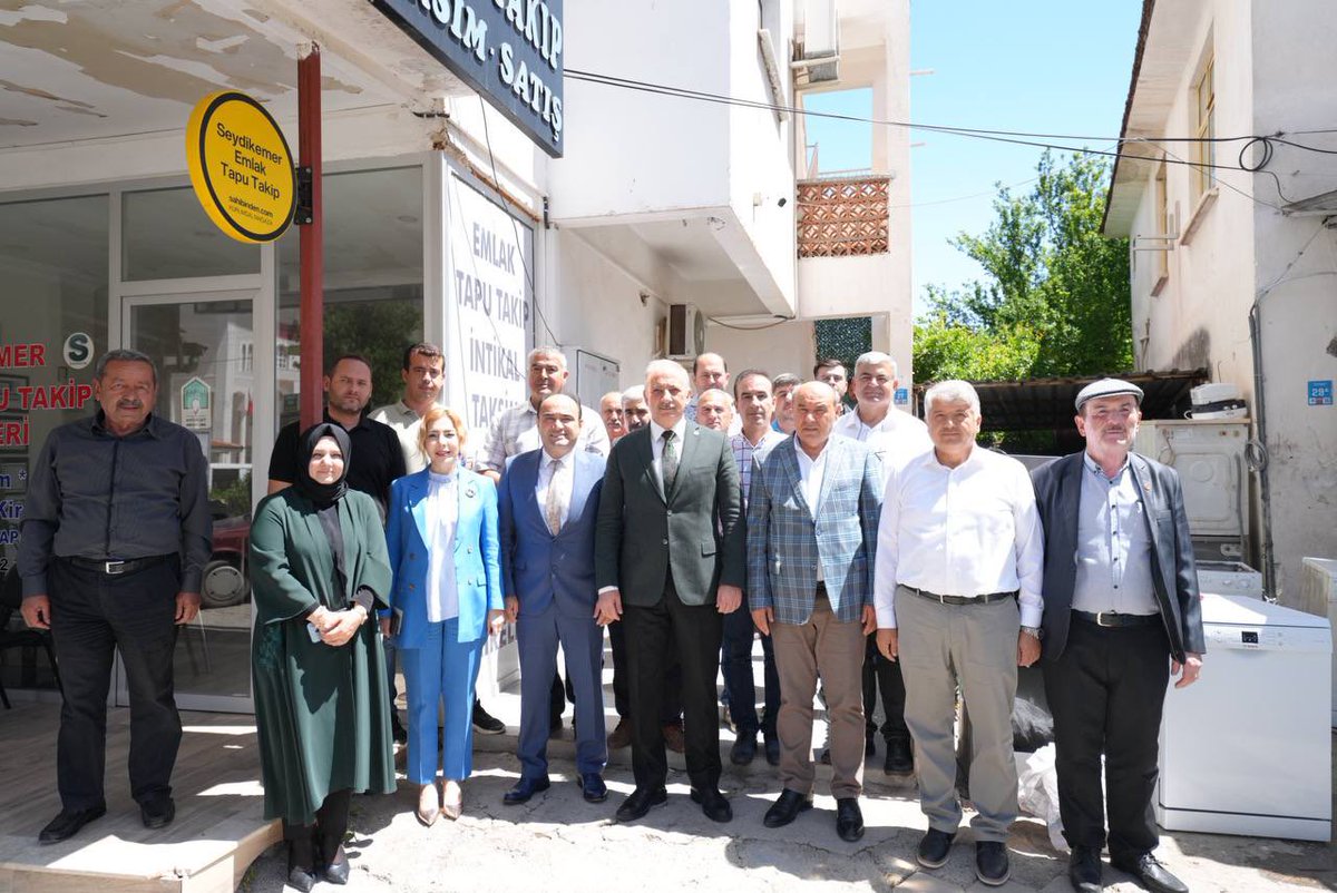 📍Seydikemer AK Parti İlçe Başkanlığımızda İlçe Başkanımız Ali Büklü ve dava arkadaşlarımızı, Milletvekilimiz Kadem Mete, MKYK Üyemiz Yelda Erol Gökcan, İl Yönetim Kurulu üyelerimiz ve Belediye Başkanımız Bayram Önder Akdenizli ile ziyaret ederek istişarelerde bulunduk.