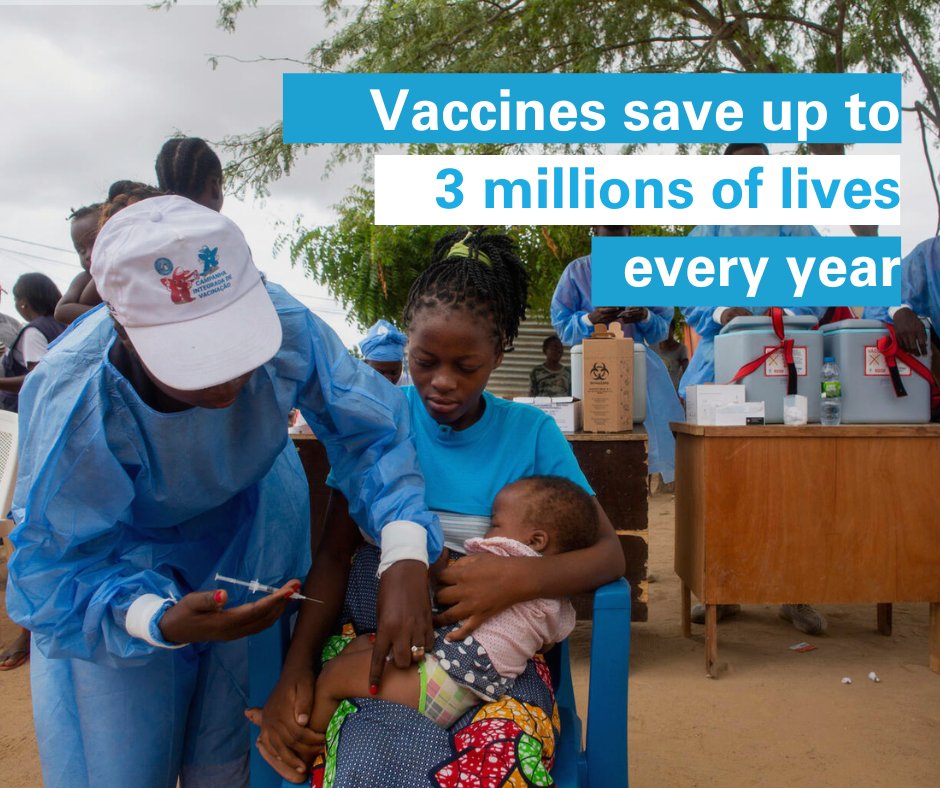 In the last 2 decades, worldwide, vaccines have saved 37 million lives. In the first year of a child's life, mothers and fathers should ensure that their child receives all the vaccines that are given throughout the life cycle, at birth, at 2, 4, 6, 9, and 15 months of age. #WIW