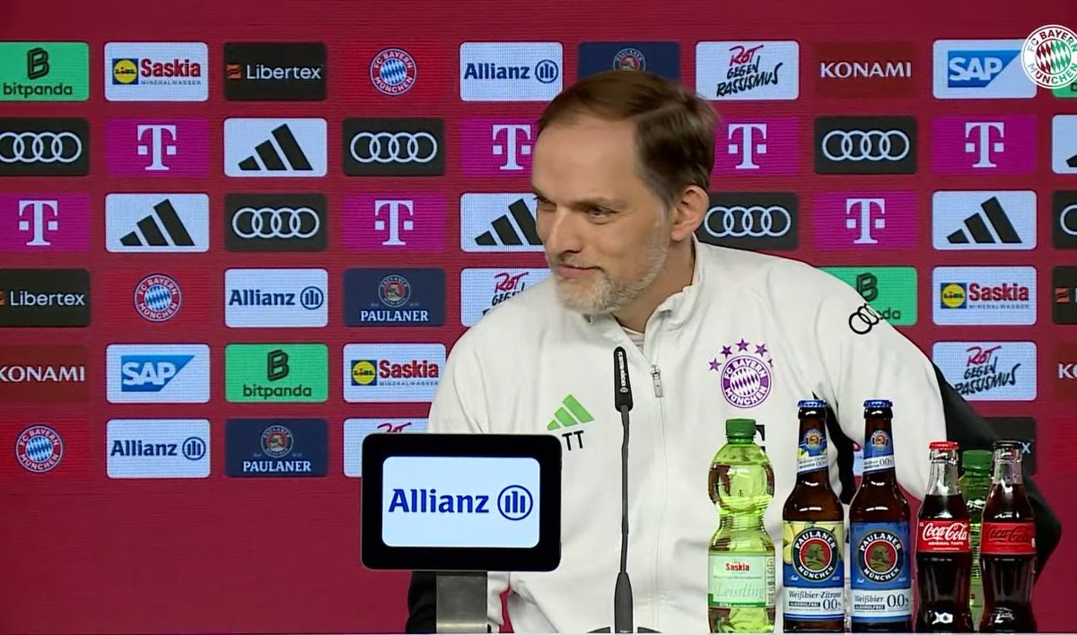 • You look in a good mood today. Is it just because of recent good results? Tuchel: 'I slept well. I spelt well and had a good coffee. That's definitely enough'
