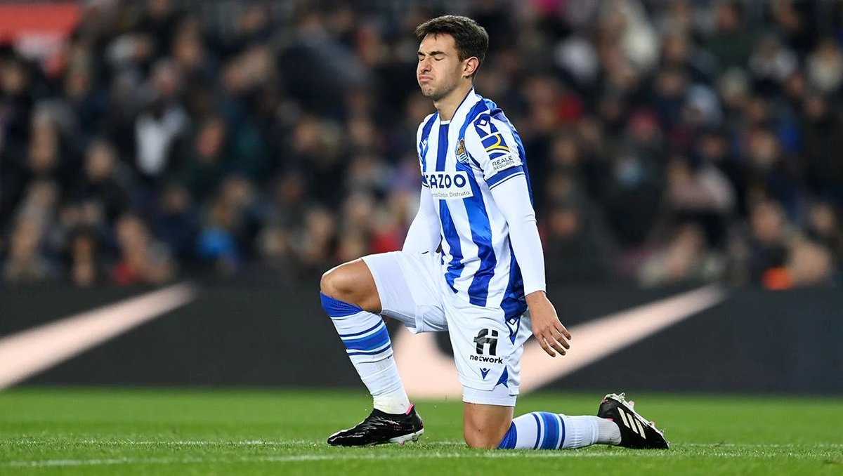 💣 #Sociedad 🔵🇪🇸 Spanish midfielder Martin Zubimendi is not considering leaving Real Sociedad unless he receives the right offer in the summer transfer window.