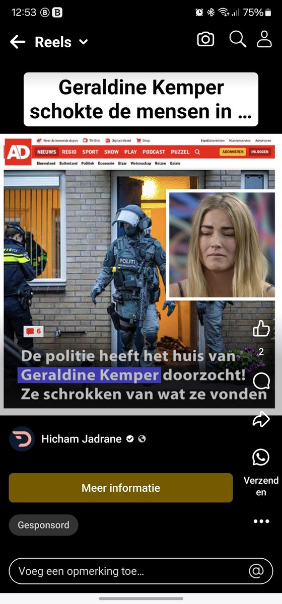 pascal6789's tweet image. Hmm dit zier er uit als fake nieuws @ad @GeraldineKemper