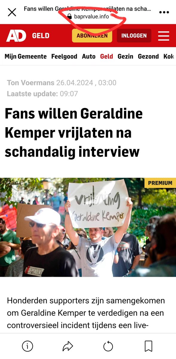 pascal6789's tweet image. Hmm dit zier er uit als fake nieuws @ad @GeraldineKemper