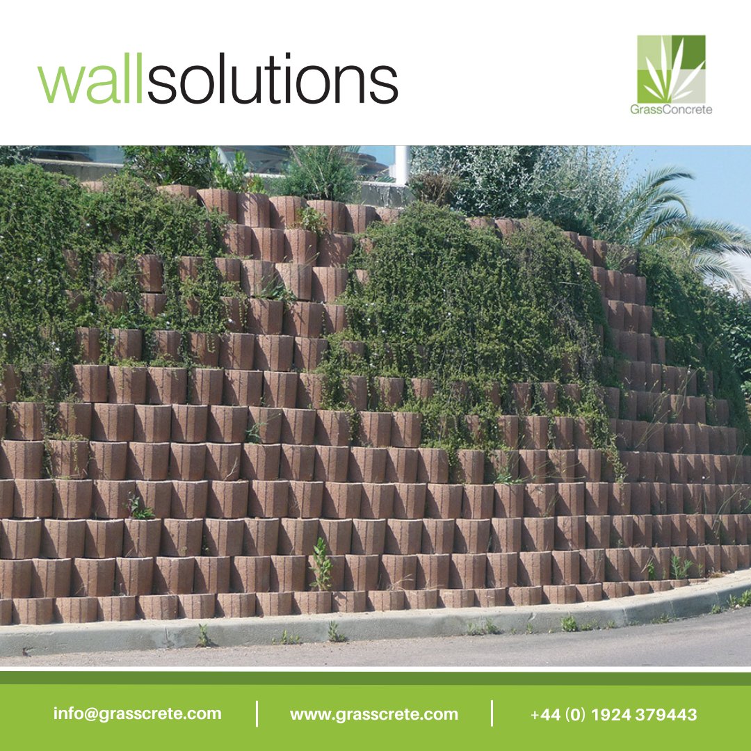 🏗️ Planning a #landscaping project? Integrate nature into urban spaces with #Grasscrete's #RetainingWalls. Our sustainable designs support vegetation growth, enhancing cityscapes and air quality. 

grasscrete.com/betoconcept-in…