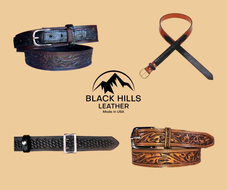 Elevate your style with a custom belt from Black Hills Leather! Handcrafted by master artisan Rudy Lozano, our belts combine style, durability, and personal flair.

Explore your options: bit.ly/3Uh5TtE
#BlackHillsLeather #CustomLeatherBelts #FashionStatement