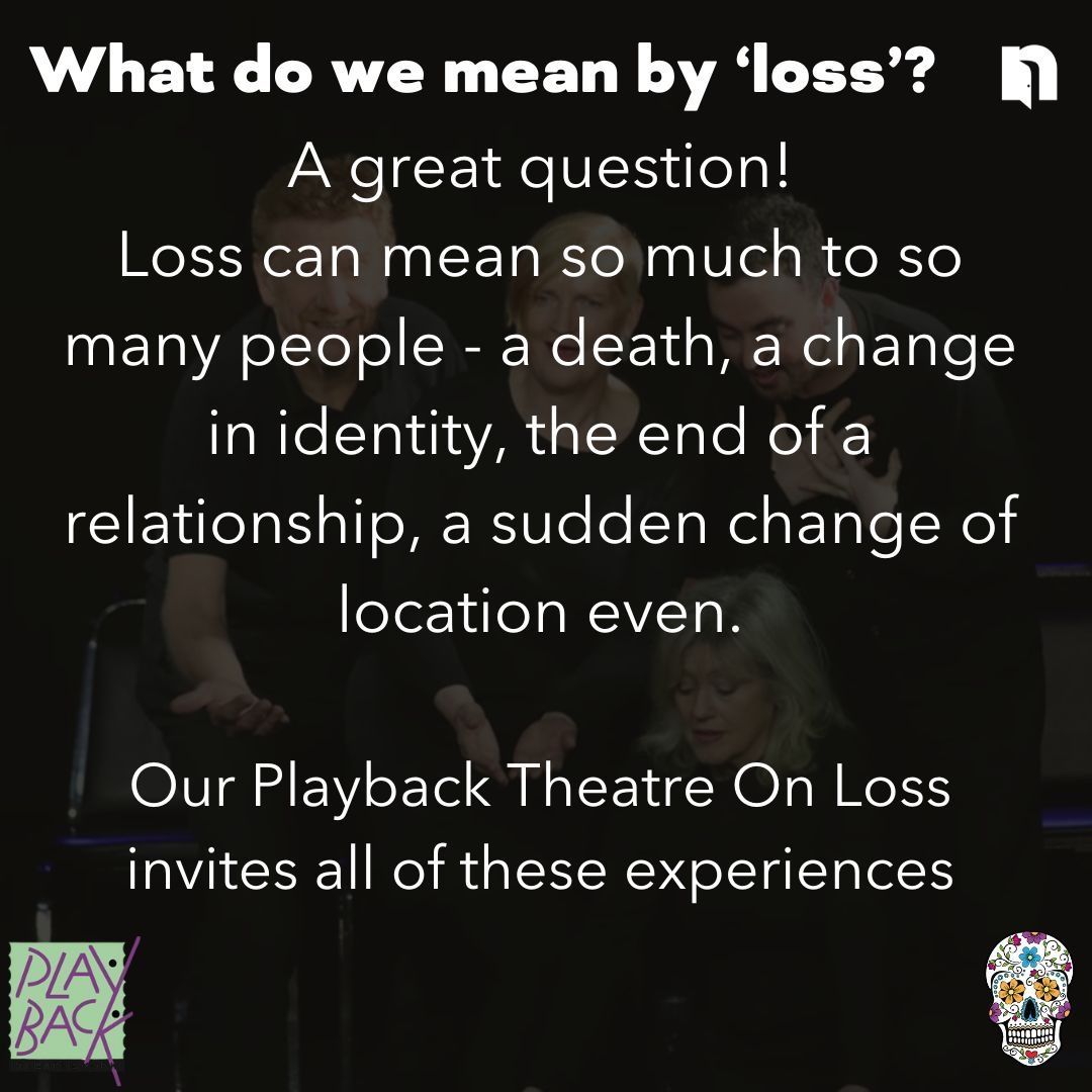 Yesterday, one of our followers asked this very important question. Loss shows up in so many forms, and we want to give you the space to reflect on whatever it means for you. Playback Theatre On Loss, 9th May @YorkExplore 🎟️ book for free: buff.ly/3QkOGyt