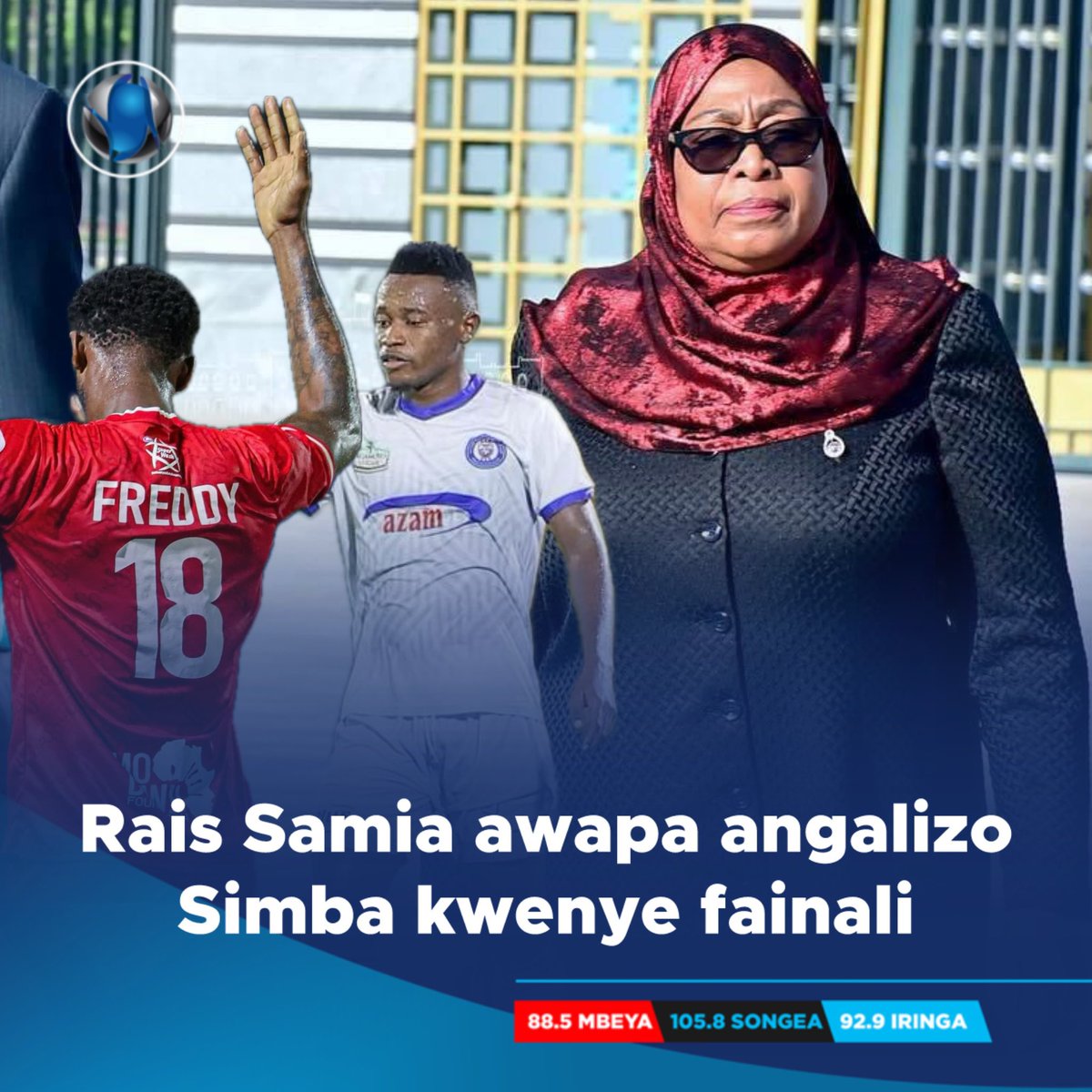 Rais wa Jamhuri ya Muungano wa Tanzania Mhe.Dkt Samia Suluhu Hassan kwenye hutuba ya miaka 60 ya muungano ameongea kwa lugha ya utani kwa kumpa angalizo Waziri Mkuu , Kassim Majaliwa na timu yake ya Simba kuelekea mchezo wa Fainali wa kombe la Muungano dhidi yq Azam FC “Timu…