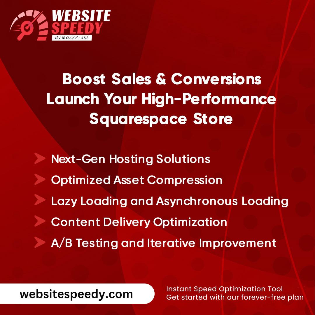 Take your Squarespace store to the next level with unbeatable sales and conversions! 💪

Visit our website : websitespeedy.com

#SquarespaceStore #EcommerceSuccess #OnlineShopping #BoostSales #ConversionOptimization #DigitalStorefront #SquarespaceSelling