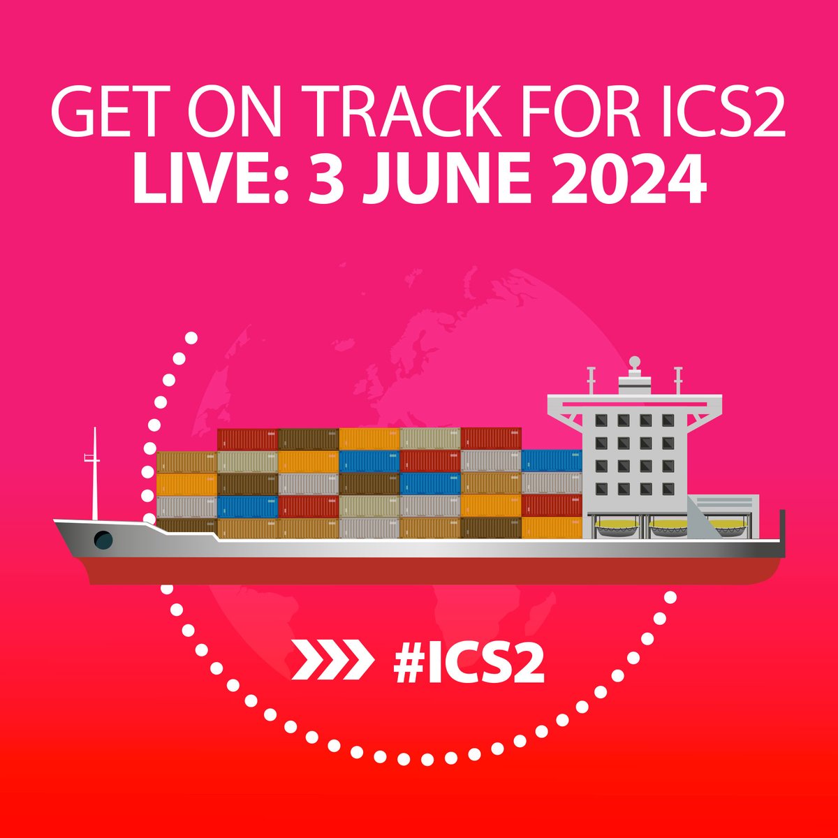 📢Traders using maritime & inland waterways, take note, #ICS2 goes🔴live on 3 June 2024, transforming EU goods entry. 🚢 Be aware of the new ICS2 requirements and take the necessary steps to comply with them. 🔗 Visit 👉 europa.eu/!TgMmrK