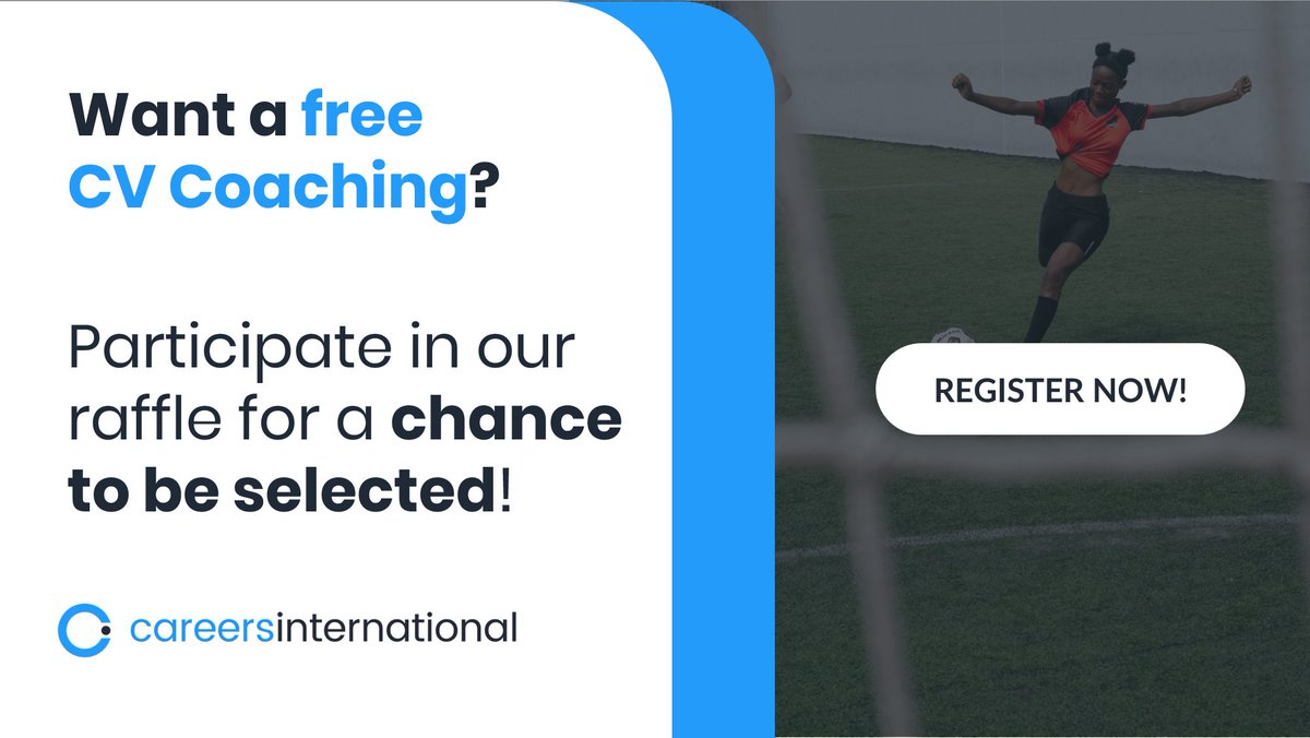 Want a free CV Coaching? 🎮 Elevate your job search game! 🔓 Unlock the potential of your CV with our expert guidance! ✅ Register now for a chance to be selected in our raffle careersinternational.com/cv-coaching/ #cv #professionaldevelopment #careerdevelopment