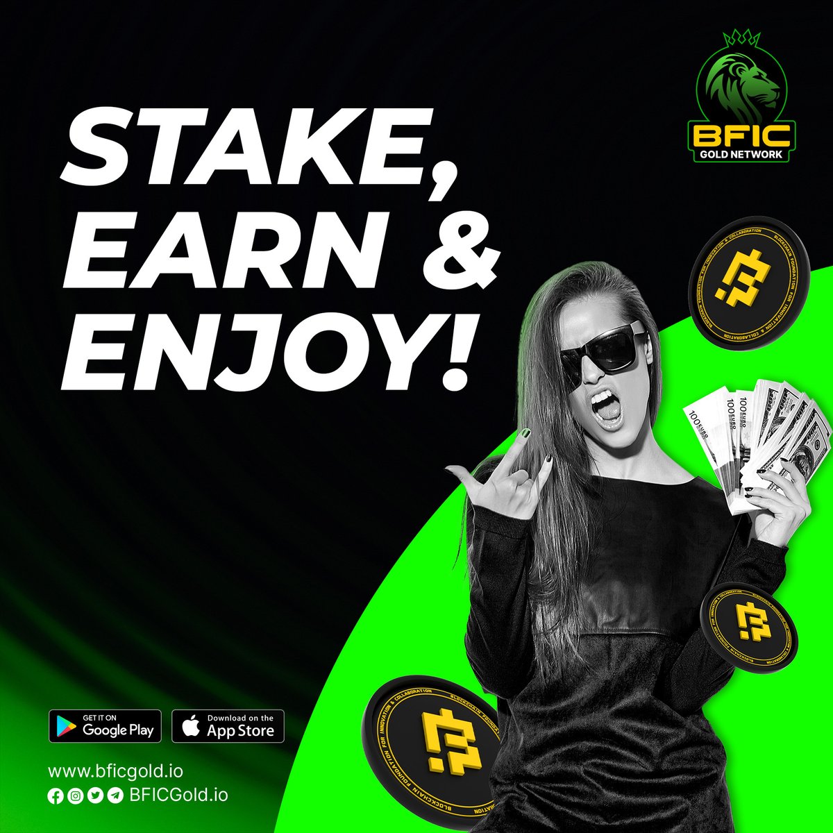 ⛏️ Stake, Earn, and Enjoy the rewards on the BFIC Gold Network! 💰 Unlock a world of opportunity with our cutting-edge platform. Stake your BFIC and watch your earnings soar! 🚀
Join us and experience the future of digital finance.
.
.
.
#BFICGoldNetwork #CryptoInvesting…