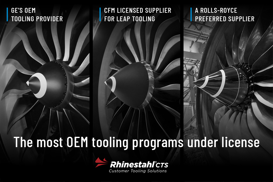 Rhinestahl CTS has the most OEM tooling programs under license. Our team's knowledge of engine tooling and maintenance for multiple OEM programs allows us to provide the highest quality solutions industry-wide.

sales@rhinestahl.com 
#AircraftMaintenance #EngineTooling #AVMRO