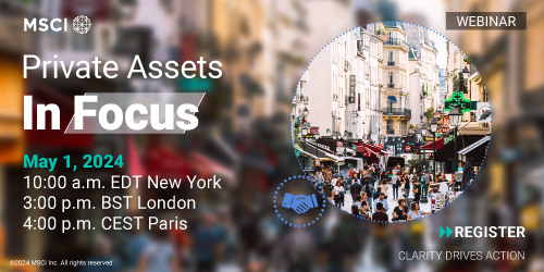 Save the date for the Private Assets in Focus webinar on Wednesday, May 1 at 10 AM ET. - ms.spr.ly/6017YK6x1. Join the discussion on the Q4 2023 Global Private Capital Performance Report & current trends in private capital markets.