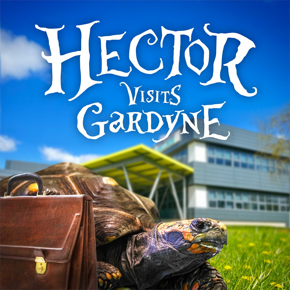 Hector's first day at Gardyne! 🐢 Hector shell-ebrated surviving his first days at Kingsway and Arbroath and wanted to see what all the fuss was about at our Gardyne campus! 👀