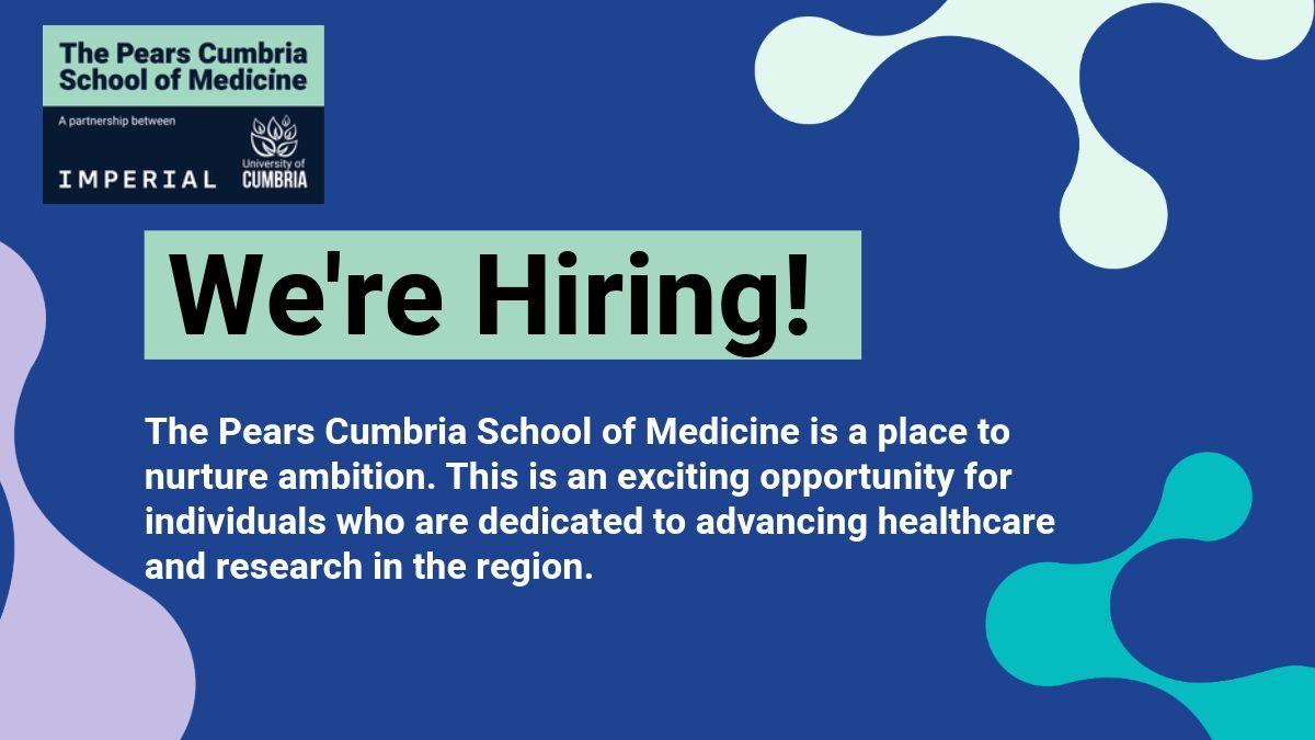 The Pears Cumbria School of Medicine tweet media