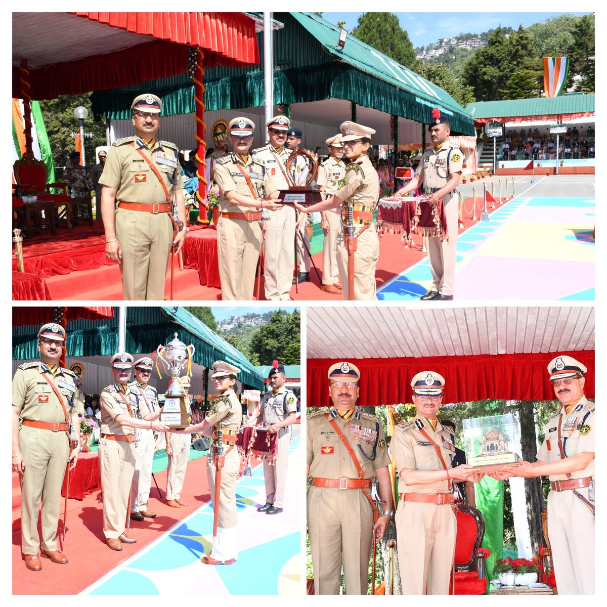 52 young AC/MOs and 01 DC/JAG joined the mainstream of the #ITBP today. Sh. Rahul Rasgotra, IPS, DG, ITBP took the salute and reviewed the Ceremonial Parade. He congratulated the officer trainees who were assessed as best in different subjects and awarded them with Trophies.