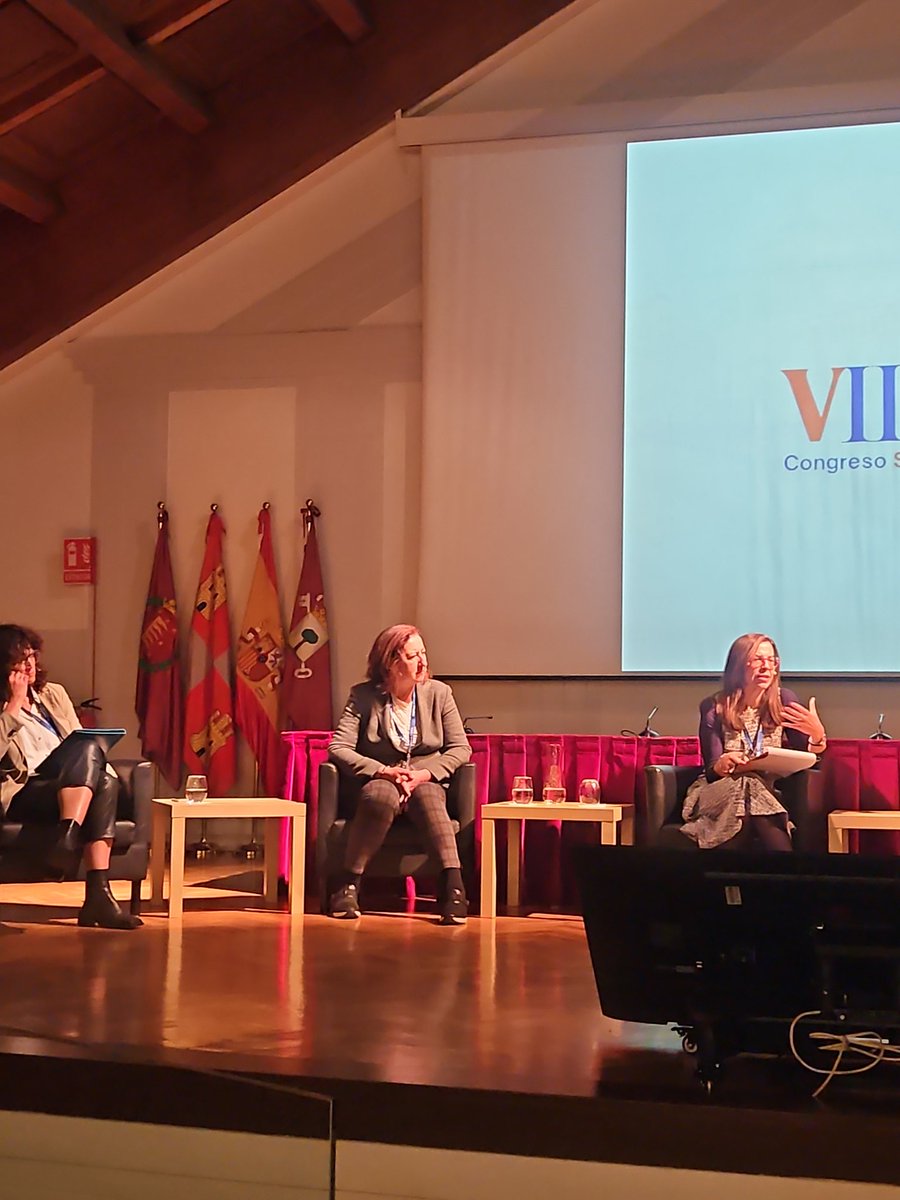 El presidente de @SAMPSP1, la presidenta de la Sociedsd Madrileña de Medidina Preventiva, la presidenta de la @sogamp y Soledad Gutiérrez, del Hospital Universitario Clínico San Cecilio, debaten en #VIIISocinorte sobre el futuro de #MedicinaPreventiva y #SaludPública.