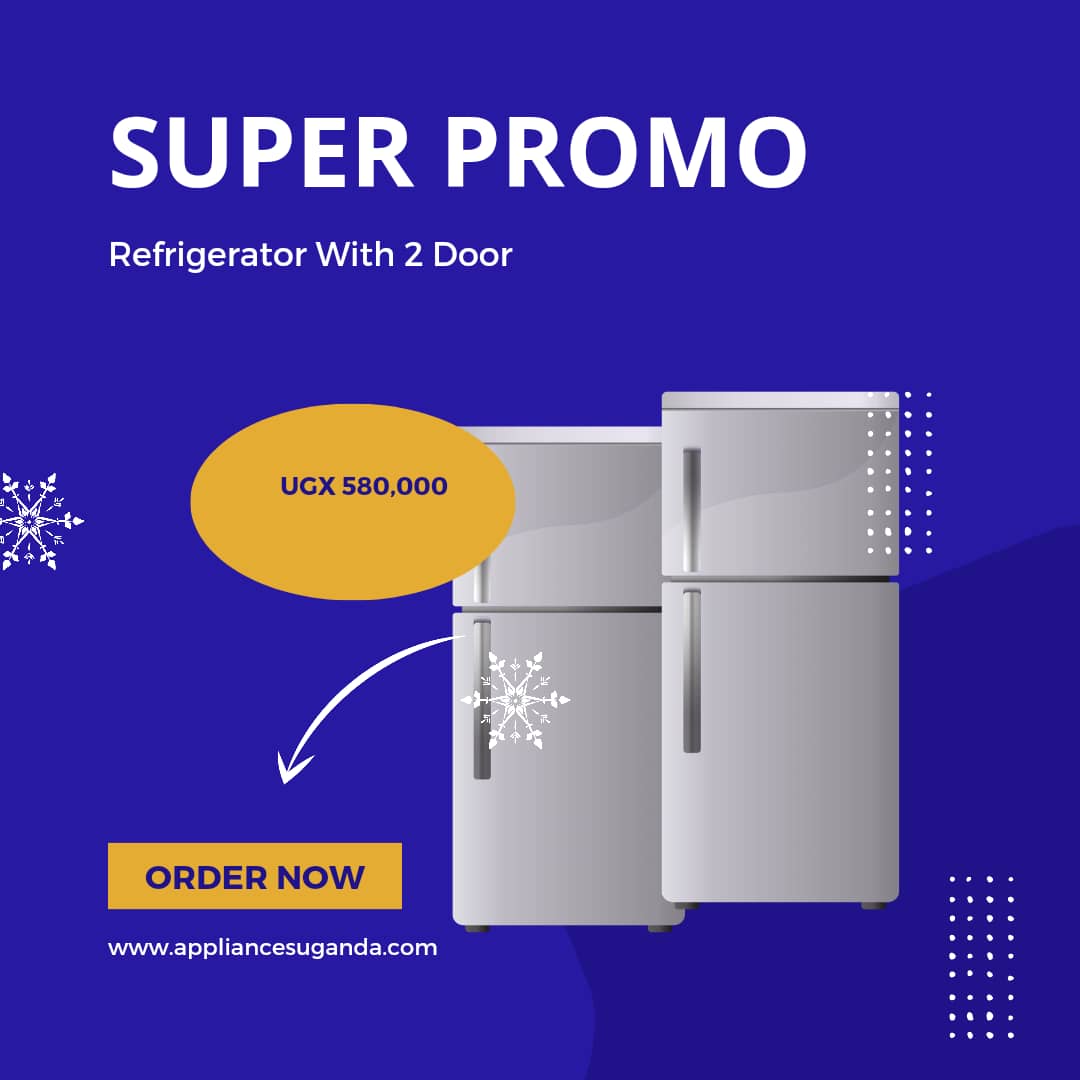 Super Promo!!! Get a Refrigerator with 2 doors from @appliancesug26 at only Ugx 580,000/= via appliancesuganda.com,don't get cheated! #AppliancesUg