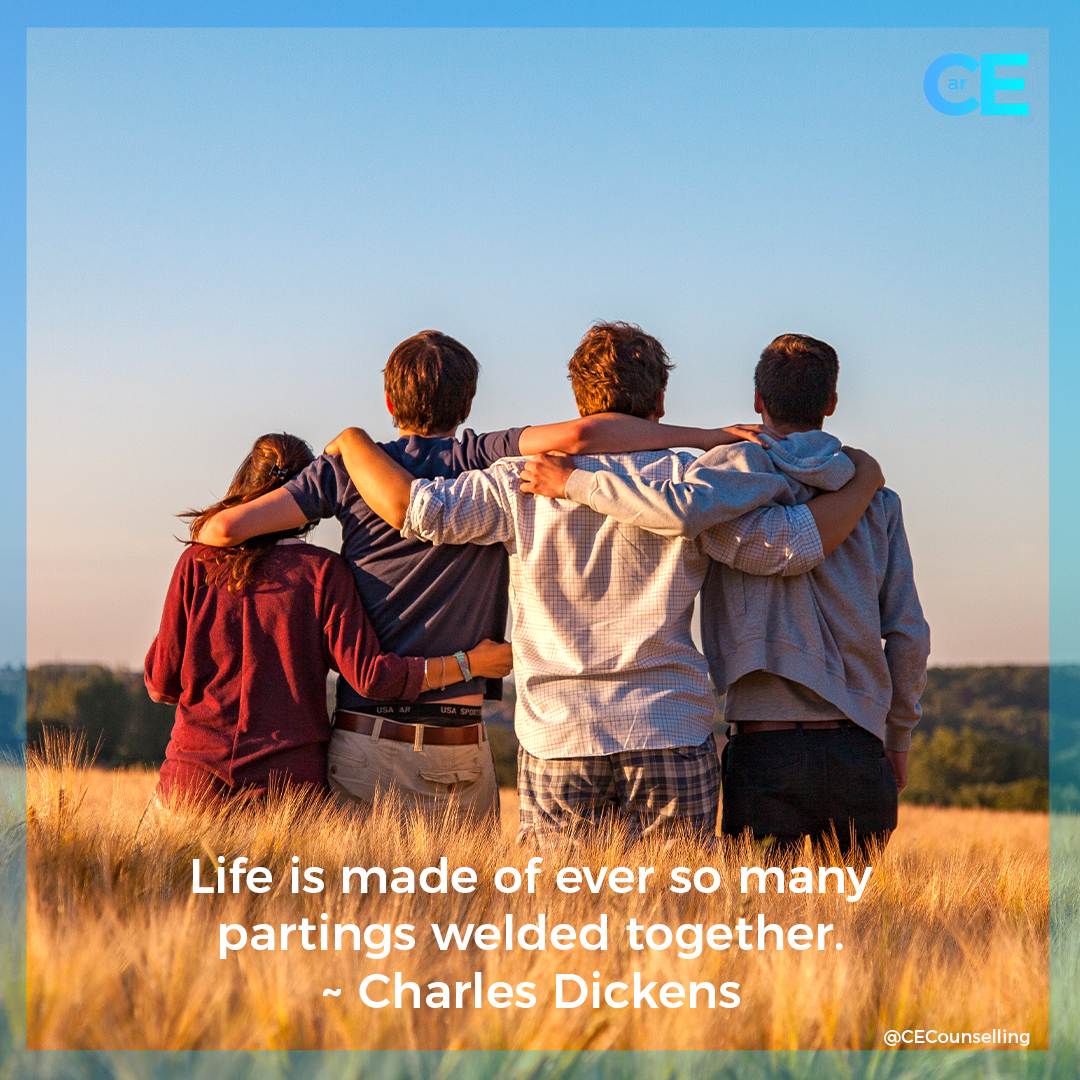 Life is made of ever so many partings welded together. ~ Charles Dickens ❤️❤️ #Counsellor #anxiety #depression #Alzheimers #Dementia #Carers #TherapistsConnect #support #Grief #Selfcare #love #mentalhealth