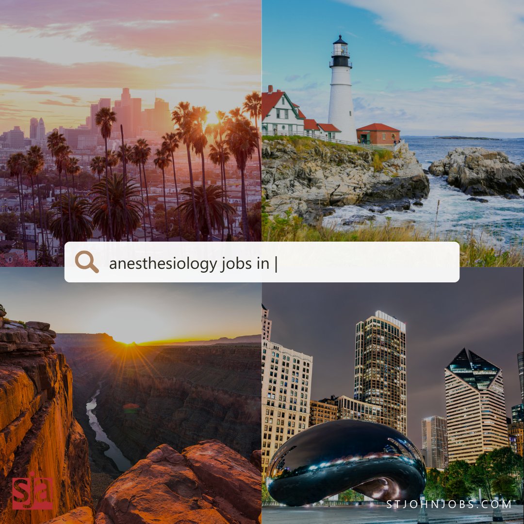 Where do you want your #Anesthesiology career to take you? 

With job opportunities all over the country, you can take your pick. Browse ANS jobs for free: bit.ly/3KUYCfO

 #PainMedicine #AnesTwitter #ANES #SCA2024