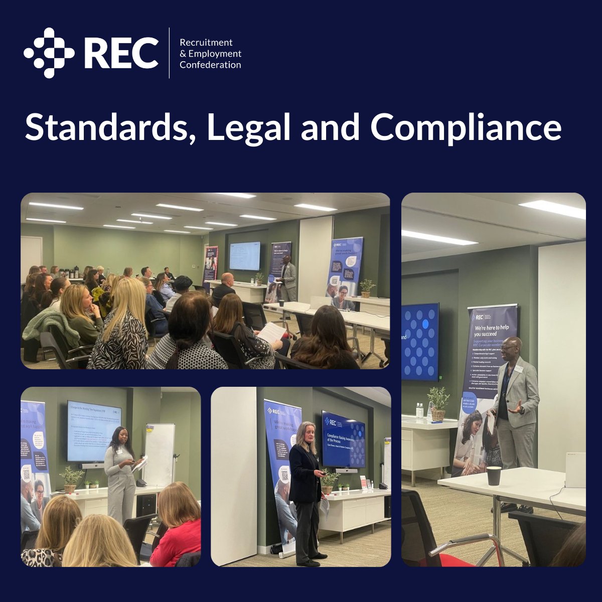 Thanks for joining our Legal, Compliance & Standards event yesterday- discusing Holiday Pay, Procurement, NMW, Umbrella Companies & updates to REC Compliance. Access new opportunities to learn, network, join #RECLive24 & level up your business here bit.ly/4b9Xorb