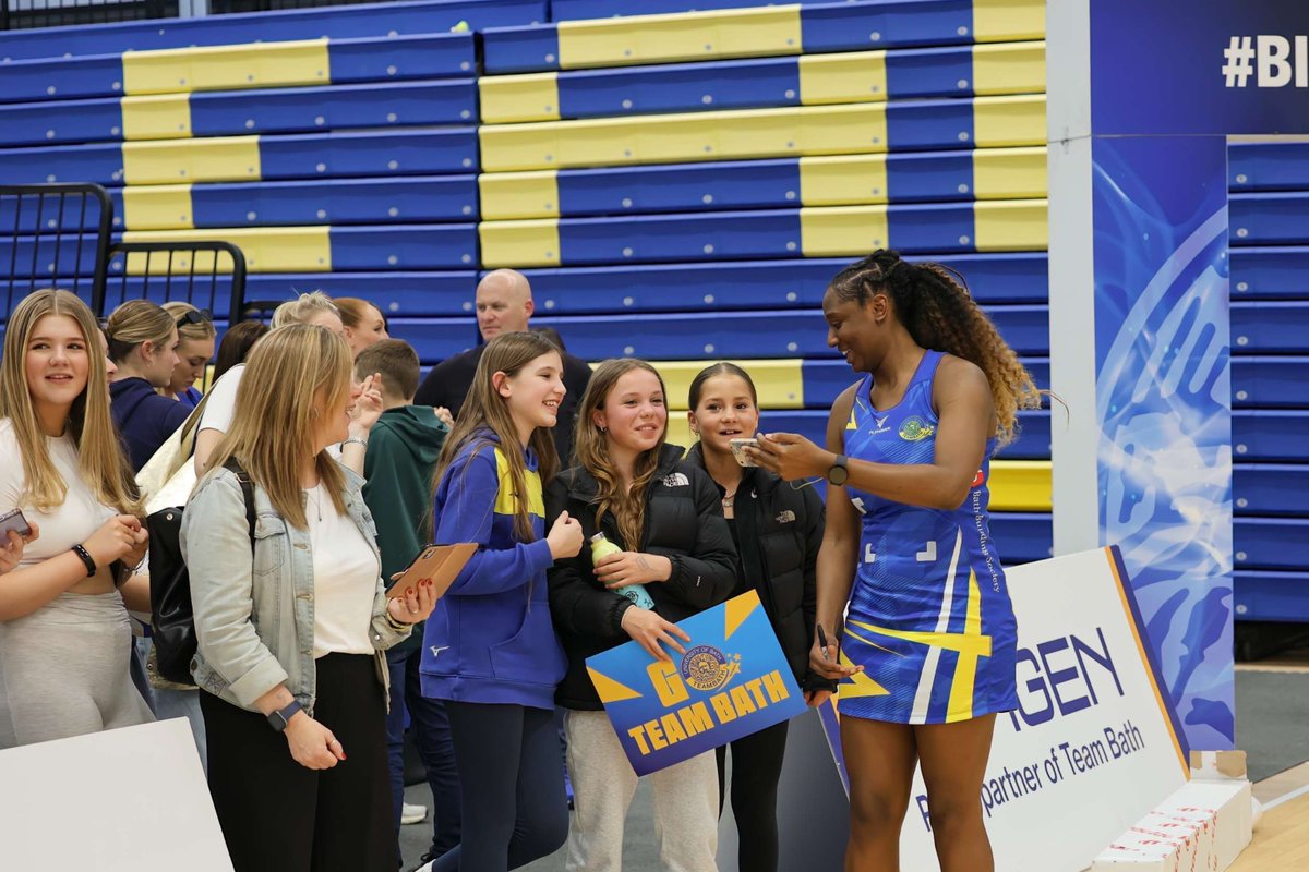 Join the #BlueAndGold community at one of our last four home matches for #NSL2024 💙💛

Starting with @surreystorm next Saturday 4th May ⛈️

Tickets ⬇️
netball.teambath.com/tickets/

#Netball #ForwardsAndFearless #FearlessFridays #Tickets