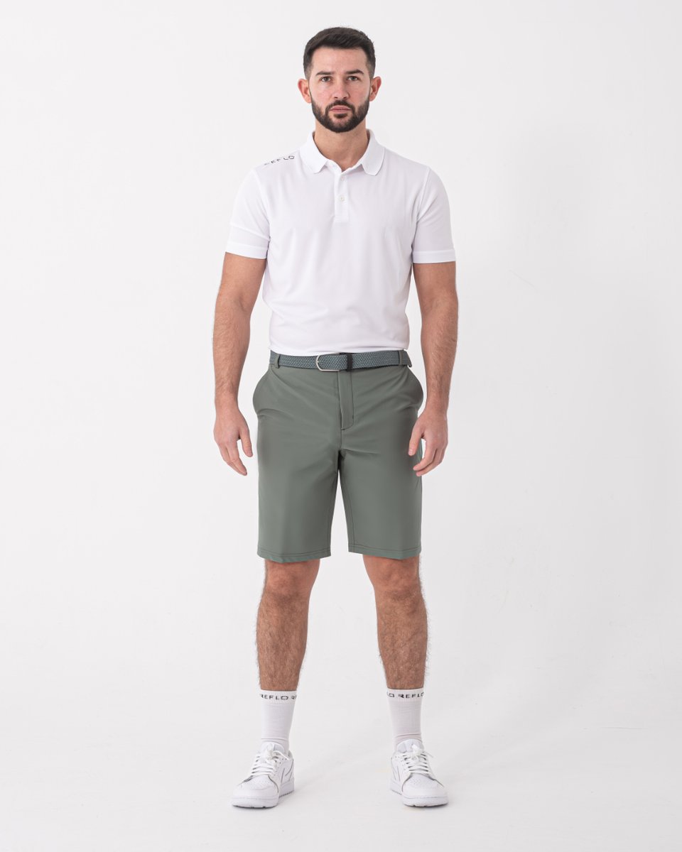 Our best-selling Sidra Trouser and Icarian Shorts are now available in Dark Forest 🌳 Perfect on the golf course, and dressed up off it, the Icarian and Sidra does it all. Shop now at Reflo.com  #TeamReflo #SS24