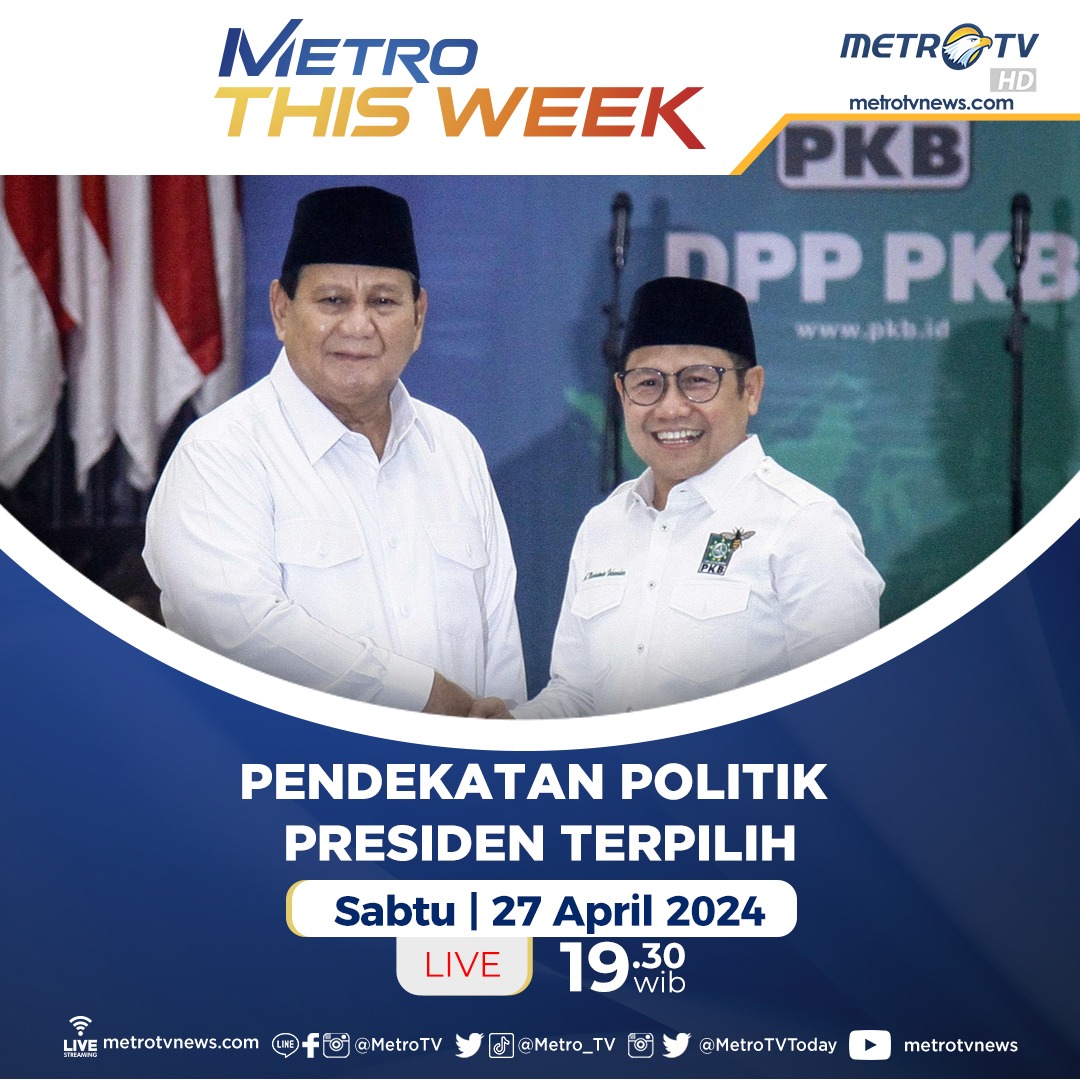 Menyusul penetapannya sebagai Presiden terpilih oleh KPU (@KPU_ID), Prabowo Subianto (@prabowo) langsung menjalin komuniksi dengan Ketua Umum PKB Muhaimin Iskandar (@cakimiNOW). Sebulan sebelumnya, Prabowo juga bertemu dengan Ketua Umum Partai Nasdem #SuryaPaloh. Mengapa Prabowo